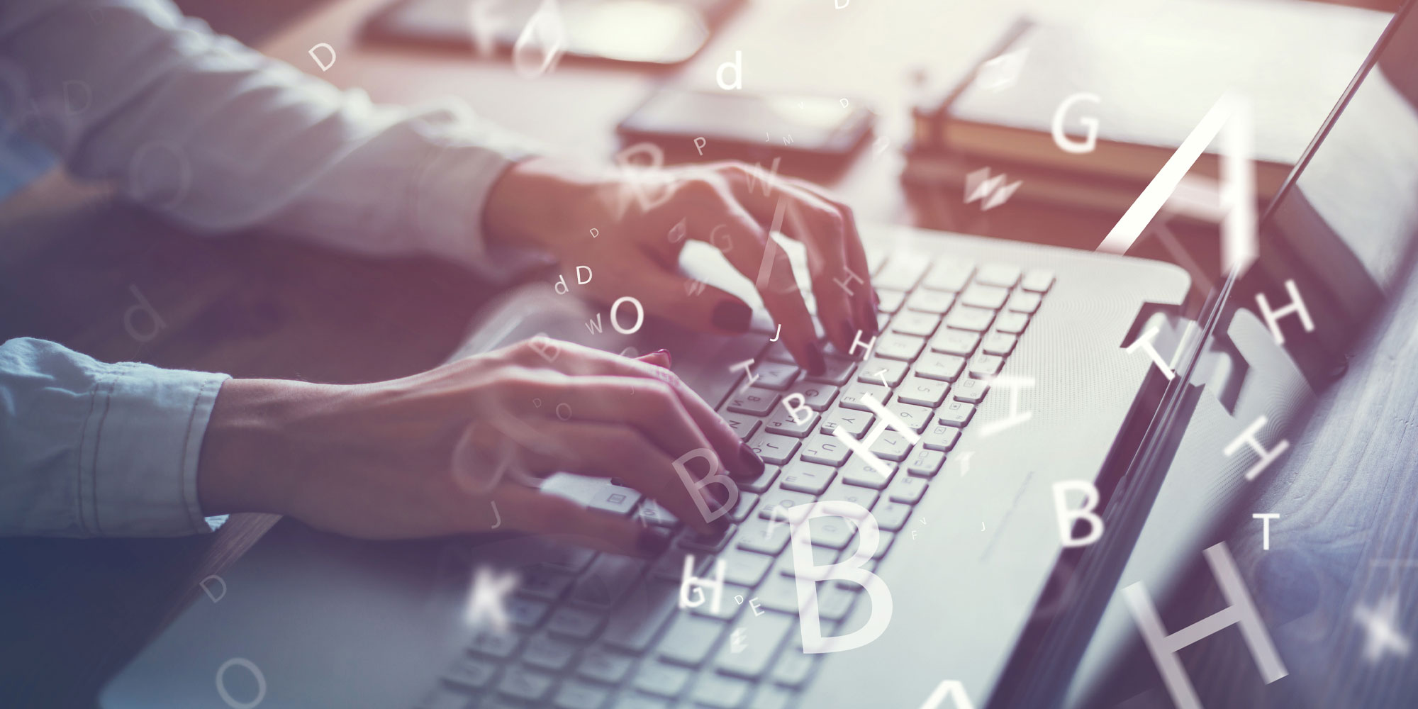 dental blog being written