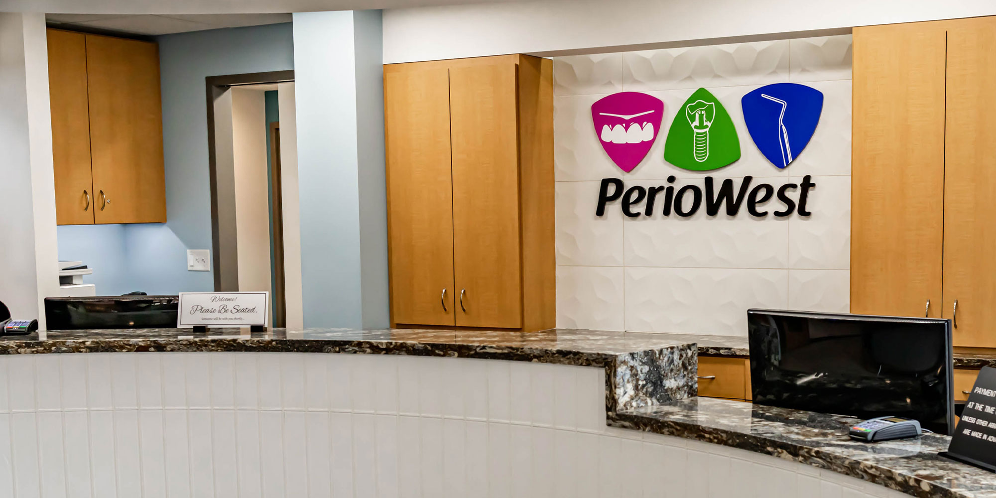 PerioWest front desk