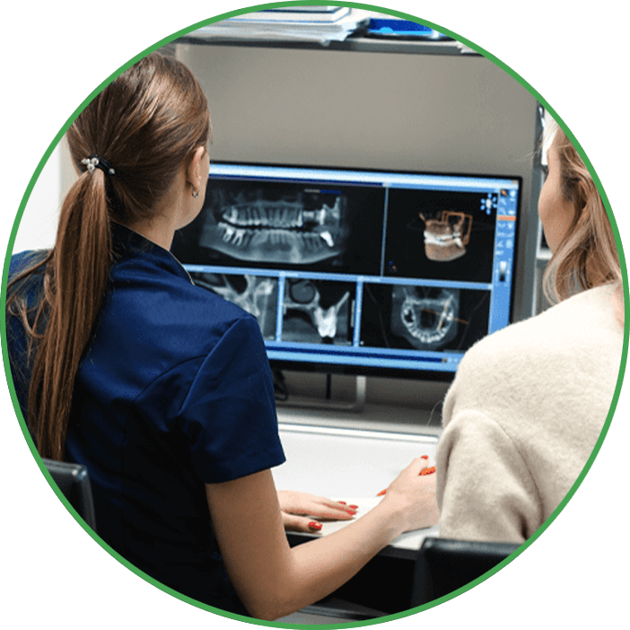 xrays with assistant